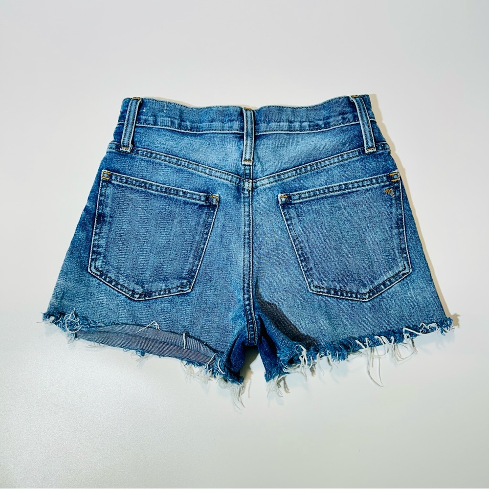 Madewell jean shorts The Perfect Jean shorts high rise 100% cotton women size 24 - Picture 2 of 7